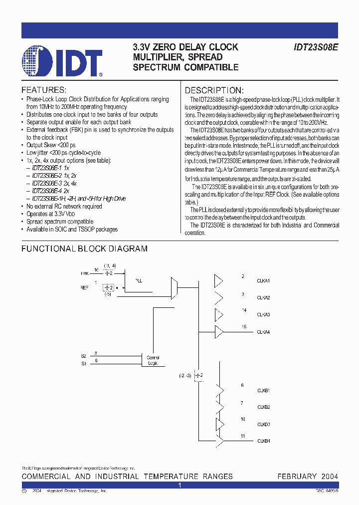 IDT23S08E-5HPGI_1253585.PDF Datasheet