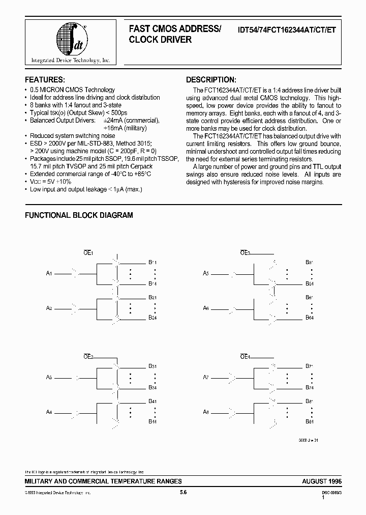 IDT54FCT162344ETPVB_1253610.PDF Datasheet