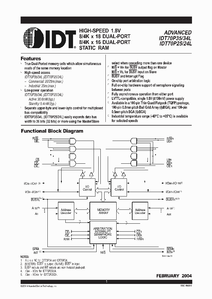 IDT70P35L25PFI_1253733.PDF Datasheet