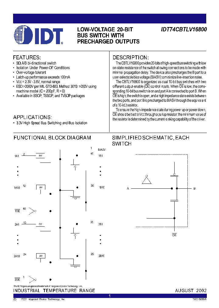 IDT74CBTLV16800PA_666469.PDF Datasheet