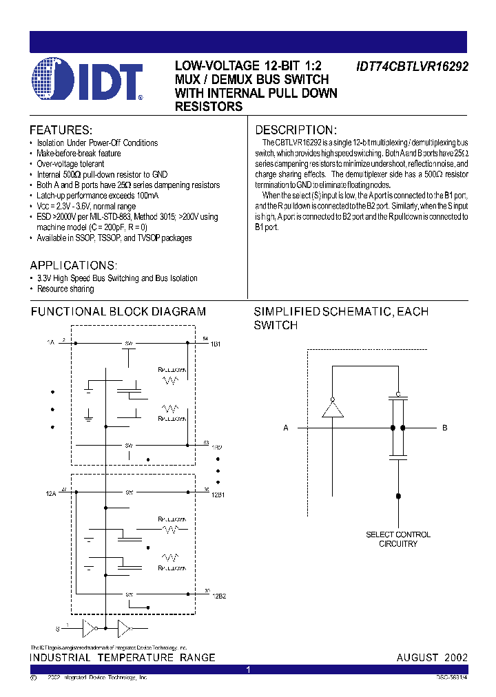 IDT74CBTLVR16292PV_1254016.PDF Datasheet