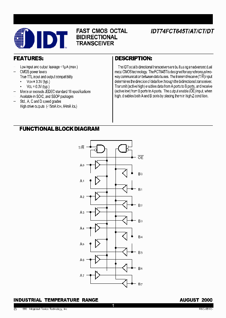 IDT74FCT645TSO_1254042.PDF Datasheet