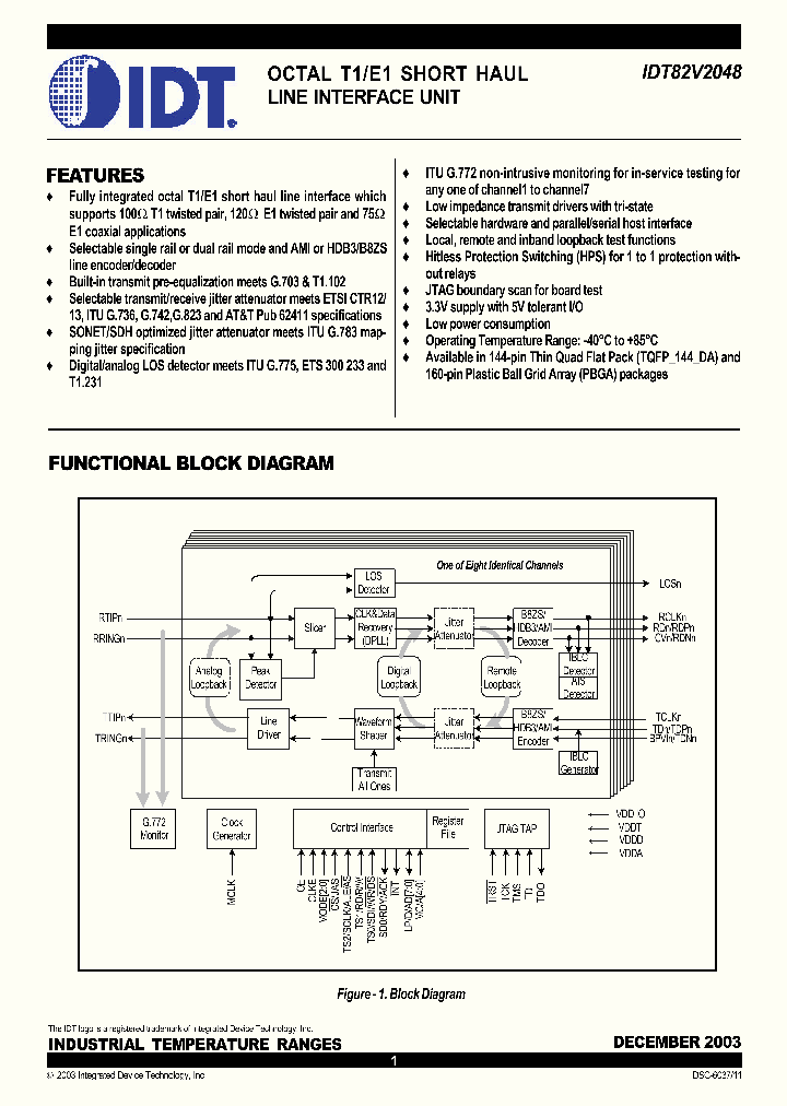 IDT82V2048DA_1060078.PDF Datasheet