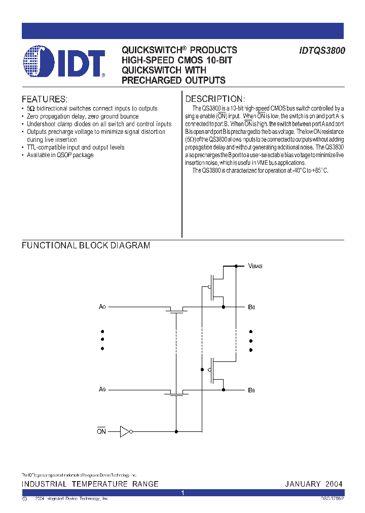 IDTQS3800Q_1254209.PDF Datasheet