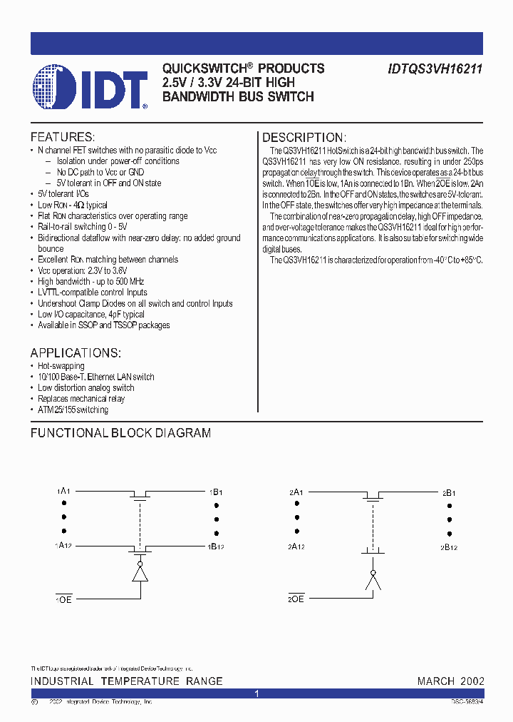 IDTQS3VH16211PV_1254220.PDF Datasheet