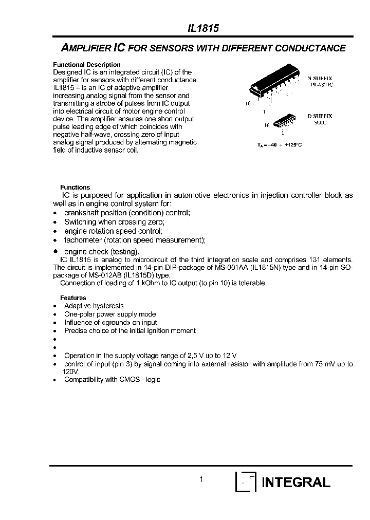 IL1815N_1254330.PDF Datasheet