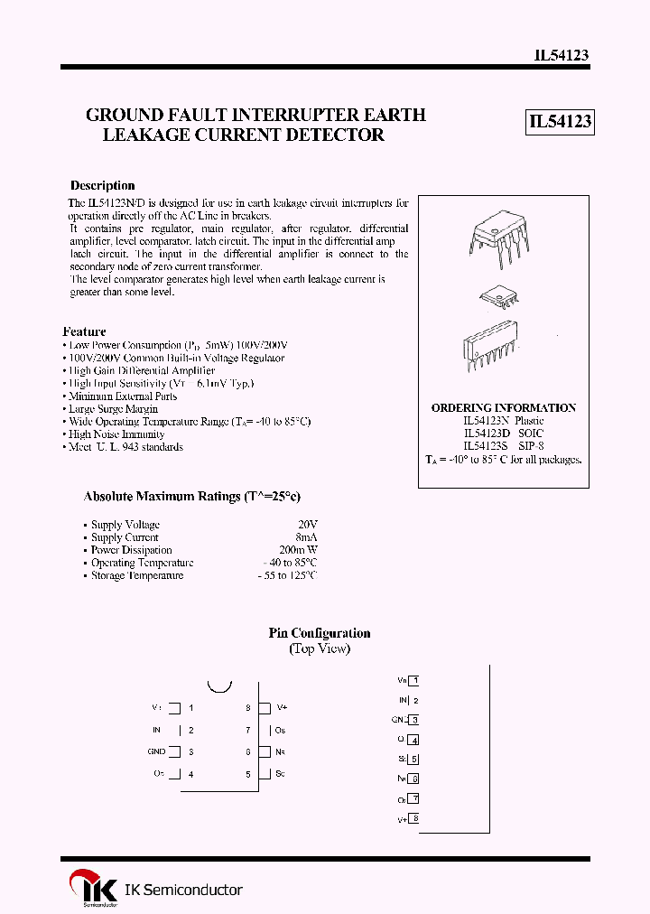IL54123S_1254391.PDF Datasheet