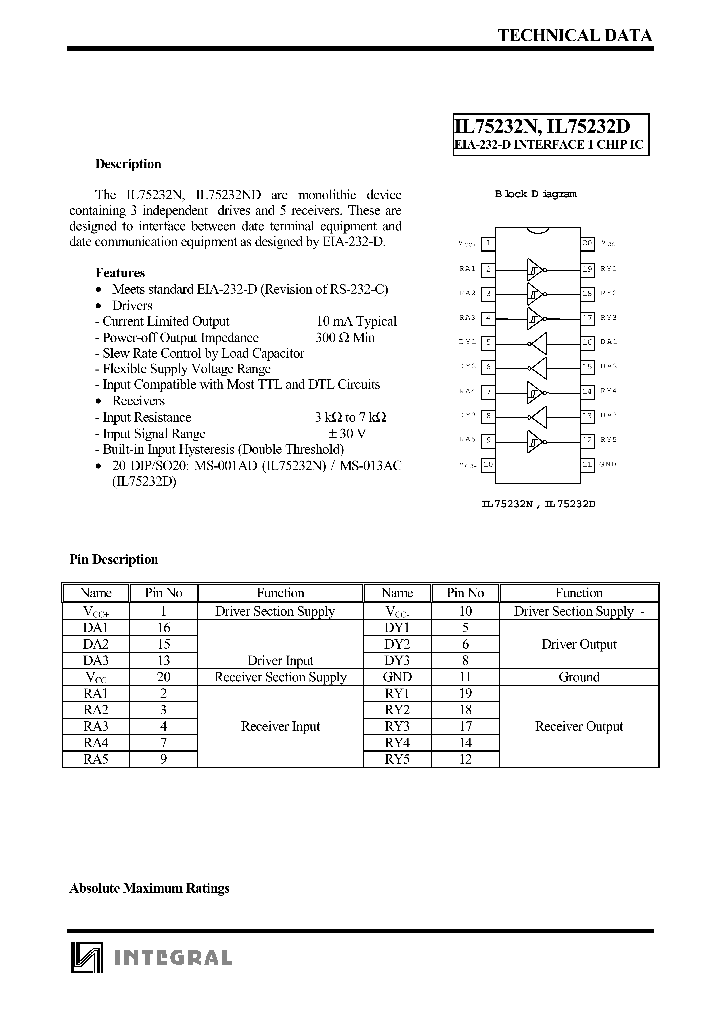 IL75232N_1254407.PDF Datasheet