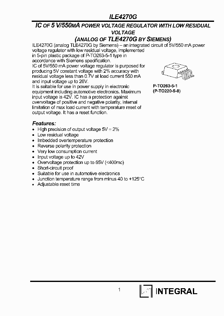 ILE4270G_1254509.PDF Datasheet