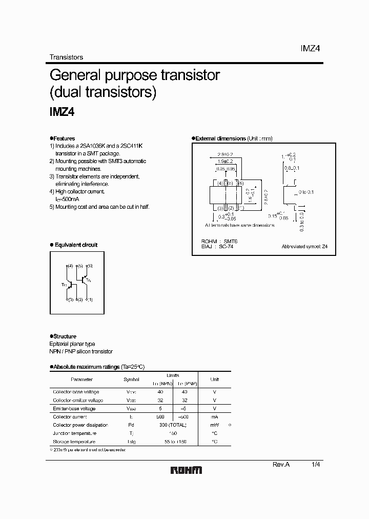 IMZ4_1254654.PDF Datasheet