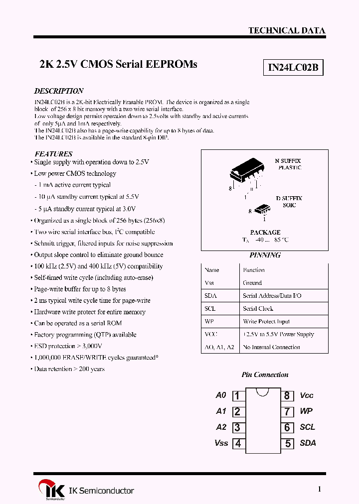 IN24LC02B_1254662.PDF Datasheet