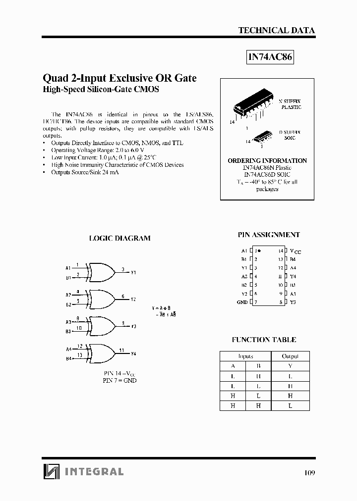 IN74AC86N_1254711.PDF Datasheet