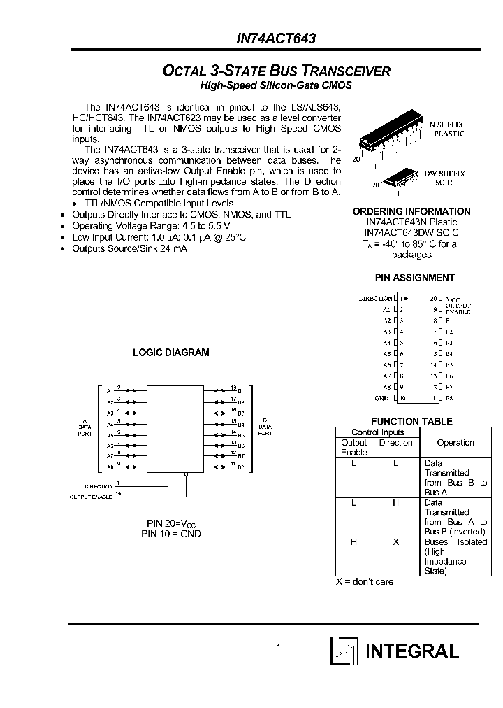 IN74ACT643N_1254761.PDF Datasheet