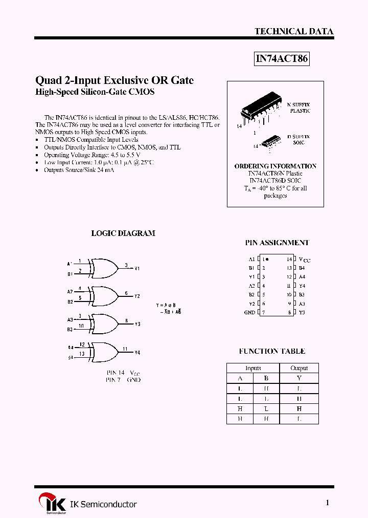 IN74ACT86N_1254765.PDF Datasheet
