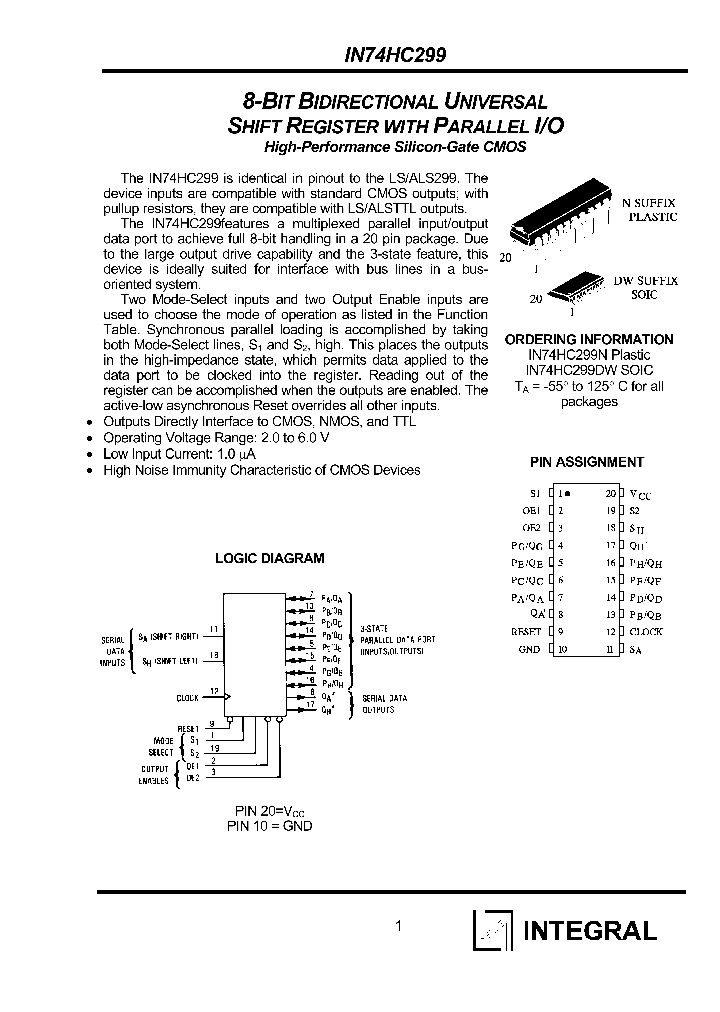IN74HC299N_1254800.PDF Datasheet