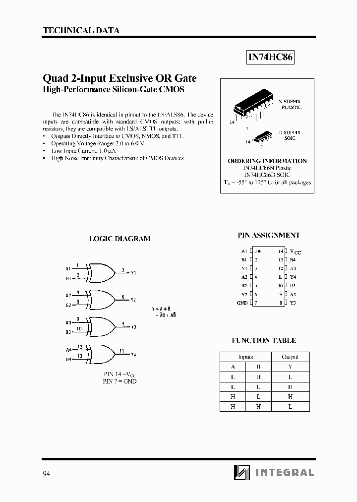 IN74HC86N_1254823.PDF Datasheet