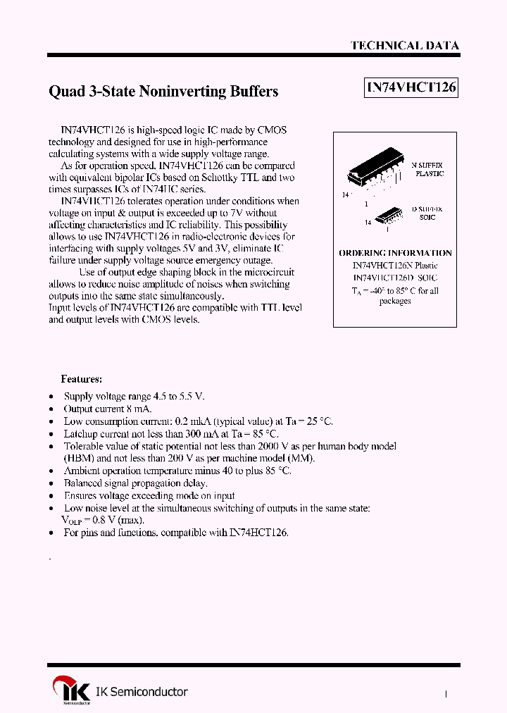 IN74VHCT126N_1254881.PDF Datasheet