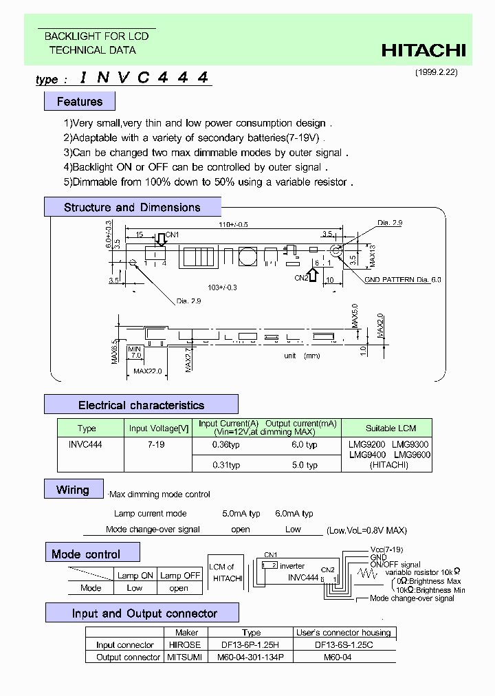 INVC444_687552.PDF Datasheet
