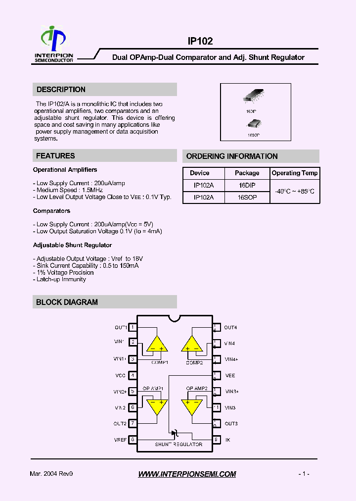 IP102_1254988.PDF Datasheet