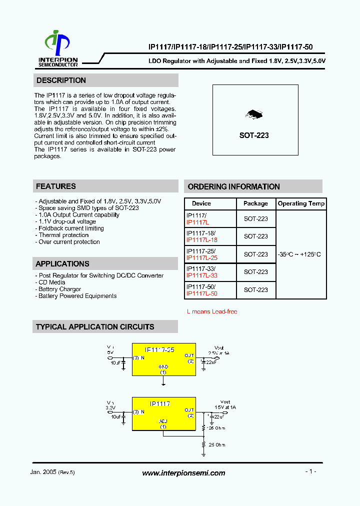 IP1117L-50_1254991.PDF Datasheet