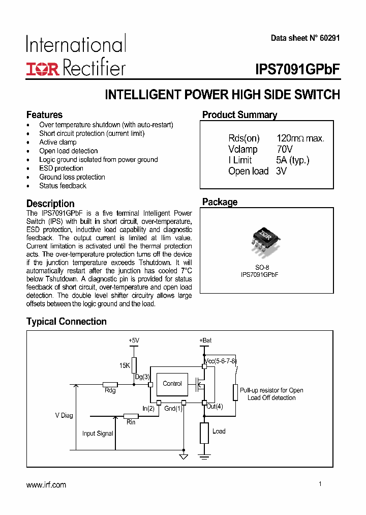 IPS7091GPBF_1255118.PDF Datasheet