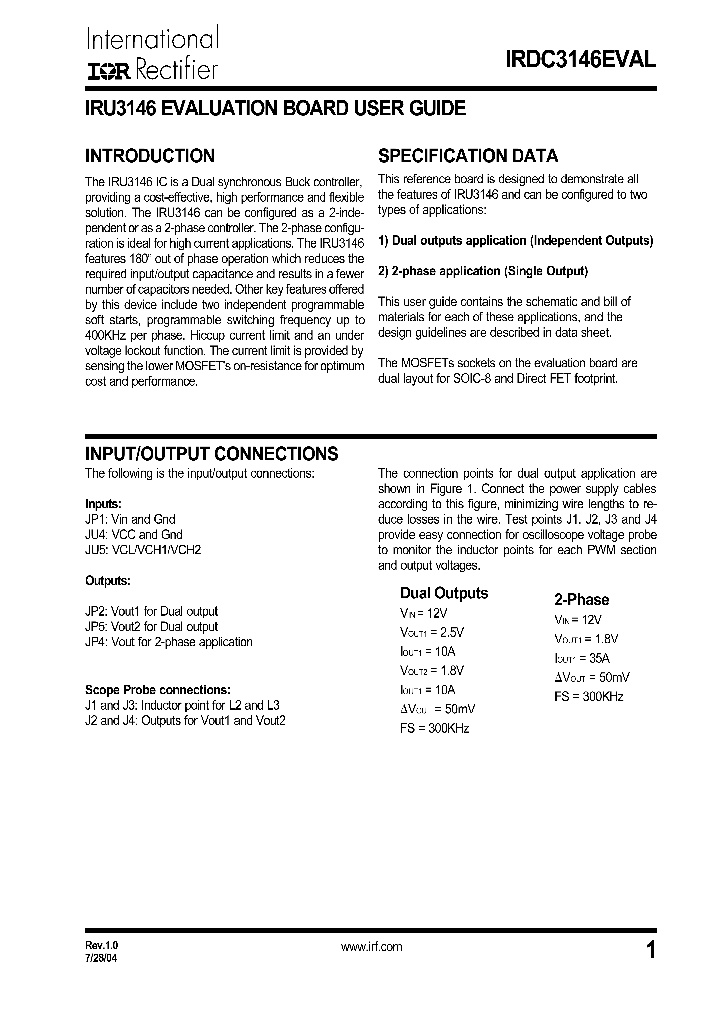 IRDC3146EVAL_1110744.PDF Datasheet