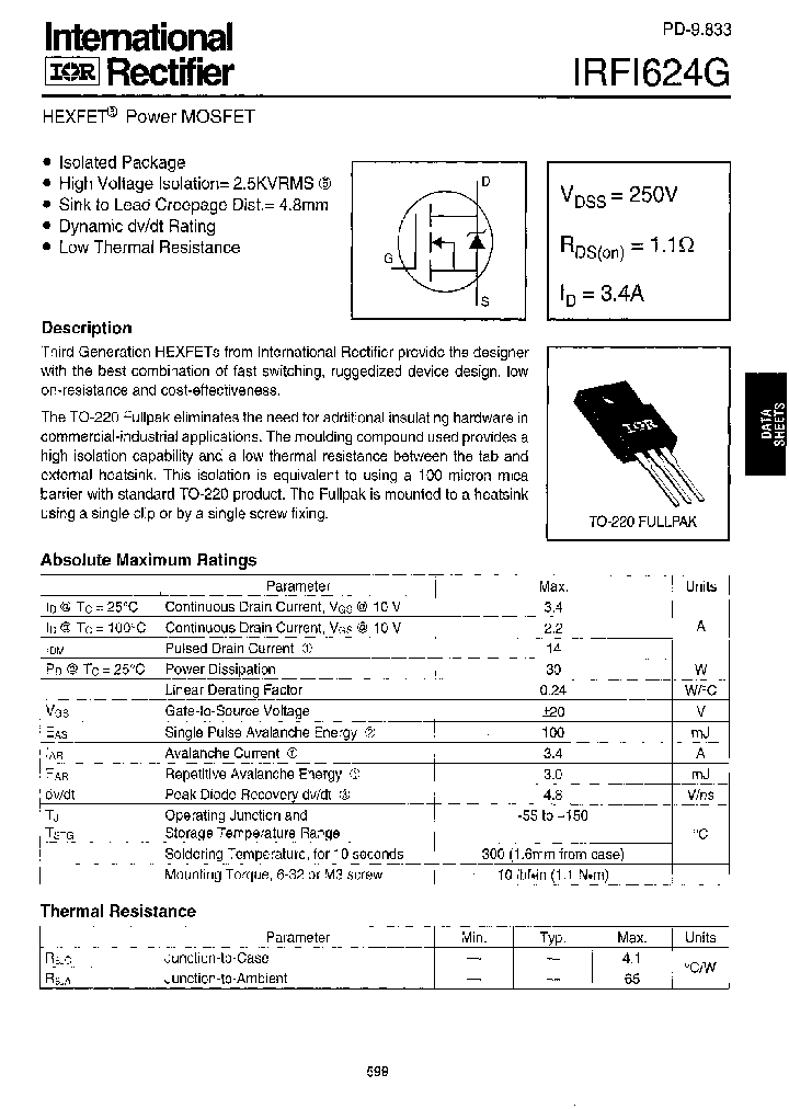 IRFI624G_1255851.PDF Datasheet
