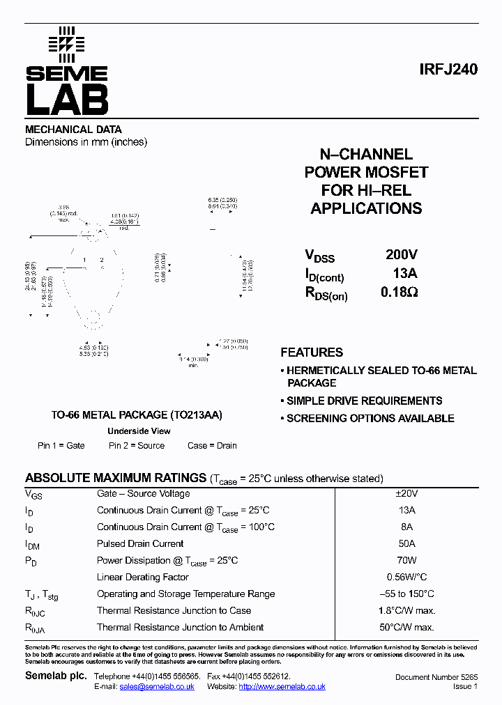 IRFJ240_773228.PDF Datasheet
