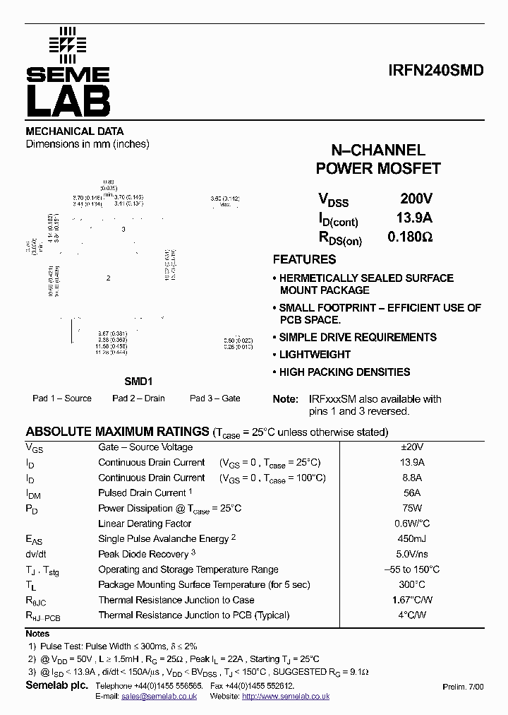 IRFN240SMD_1255956.PDF Datasheet