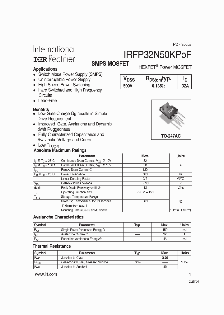 IRFP32N50KPBF_1109196.PDF Datasheet