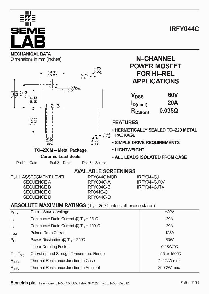 IRFY044C_1189816.PDF Datasheet