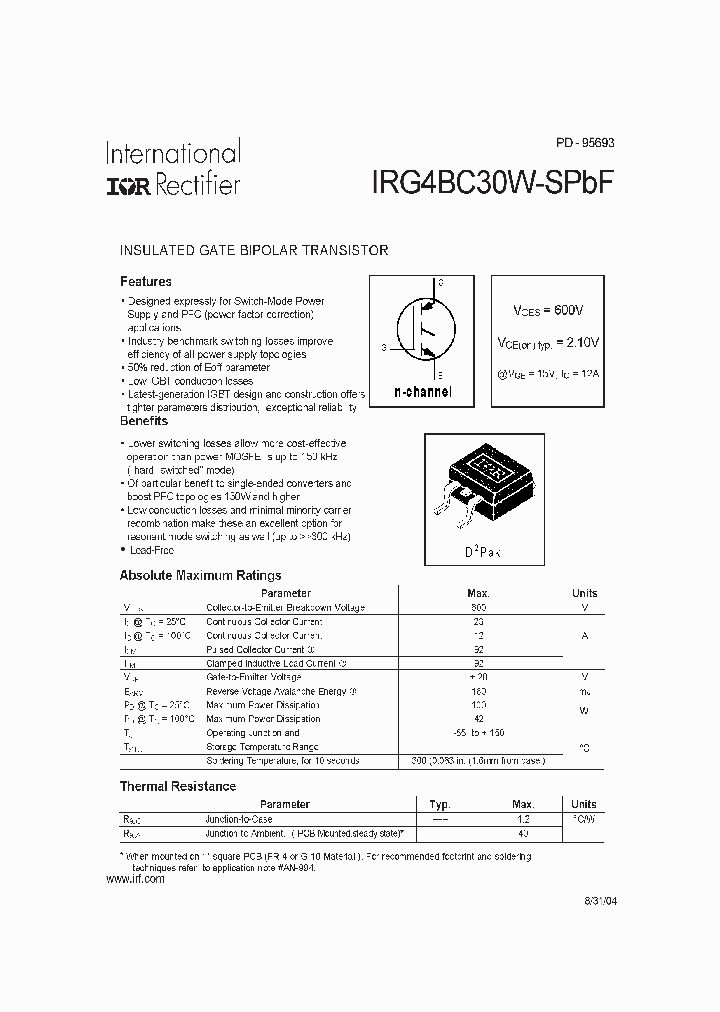 IRG4BC30W-SPBF_788819.PDF Datasheet