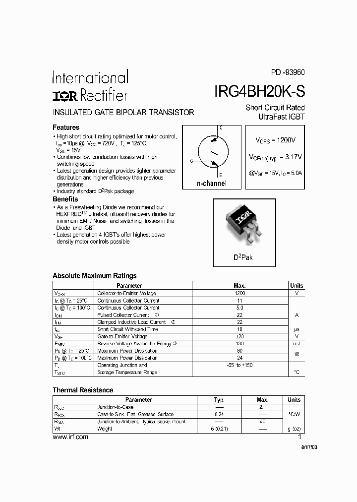 IRG4BH20K-S_788853.PDF Datasheet