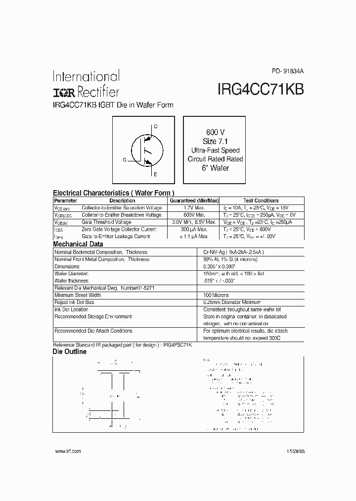 IRG4CC71KB_1256341.PDF Datasheet
