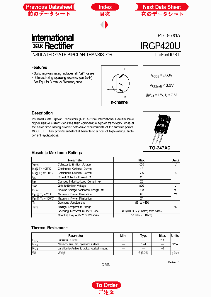 IRGP420U_1256479.PDF Datasheet
