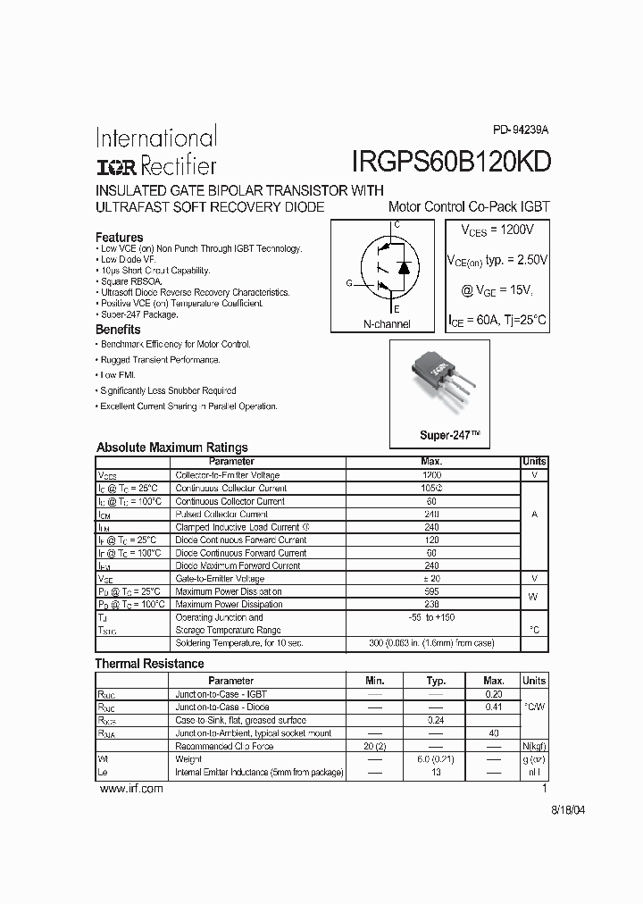 IRGPS60B120KD_1256526.PDF Datasheet