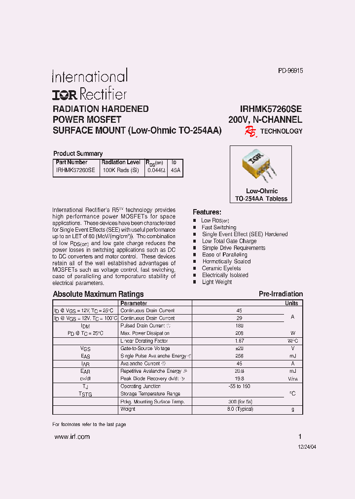 IRHMK57260SE_1256617.PDF Datasheet
