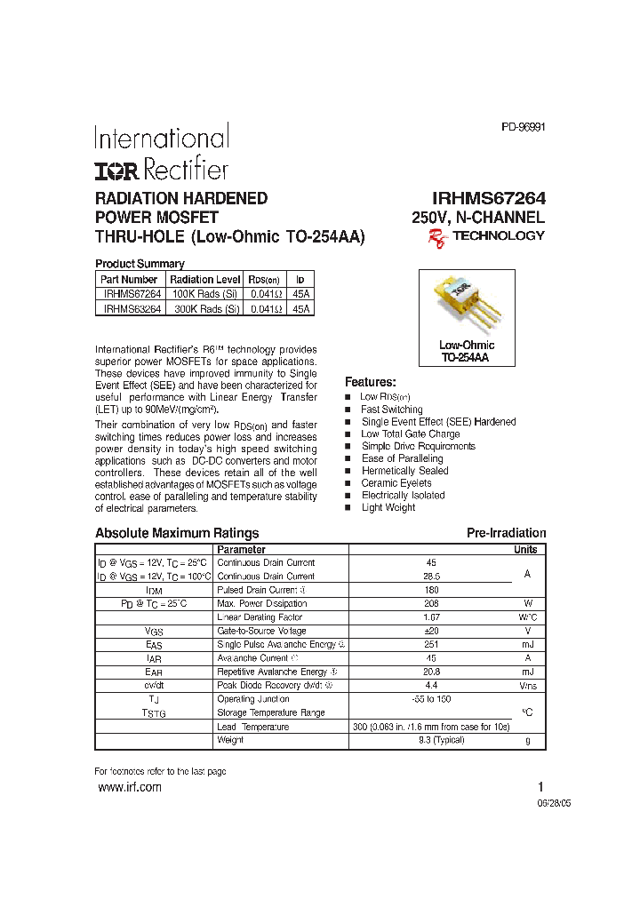 IRHMS67264_1256628.PDF Datasheet