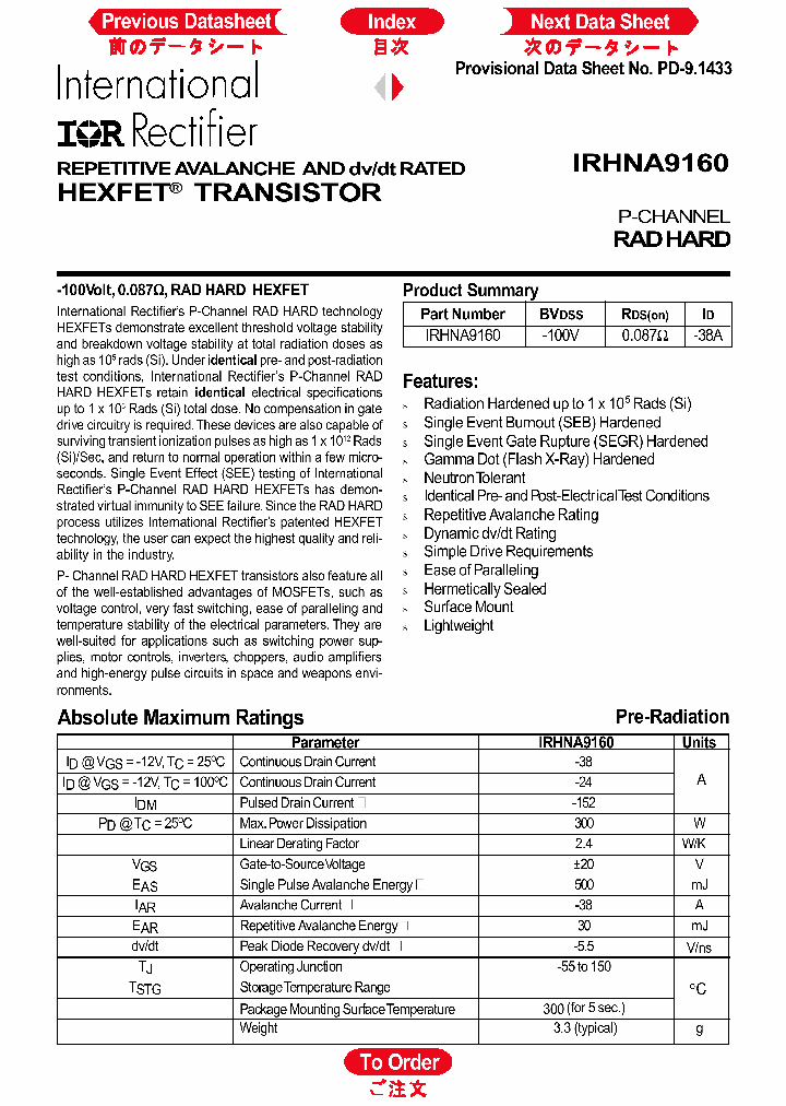 IRHNA9160_1256659.PDF Datasheet