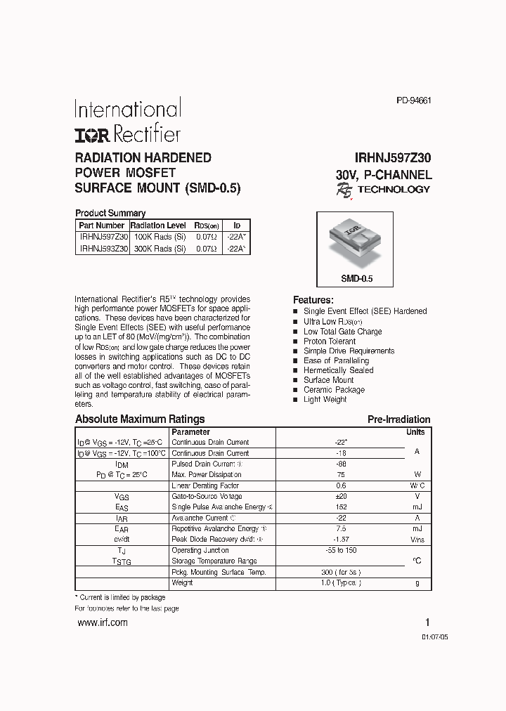 IRHNJ597Z30_1256674.PDF Datasheet