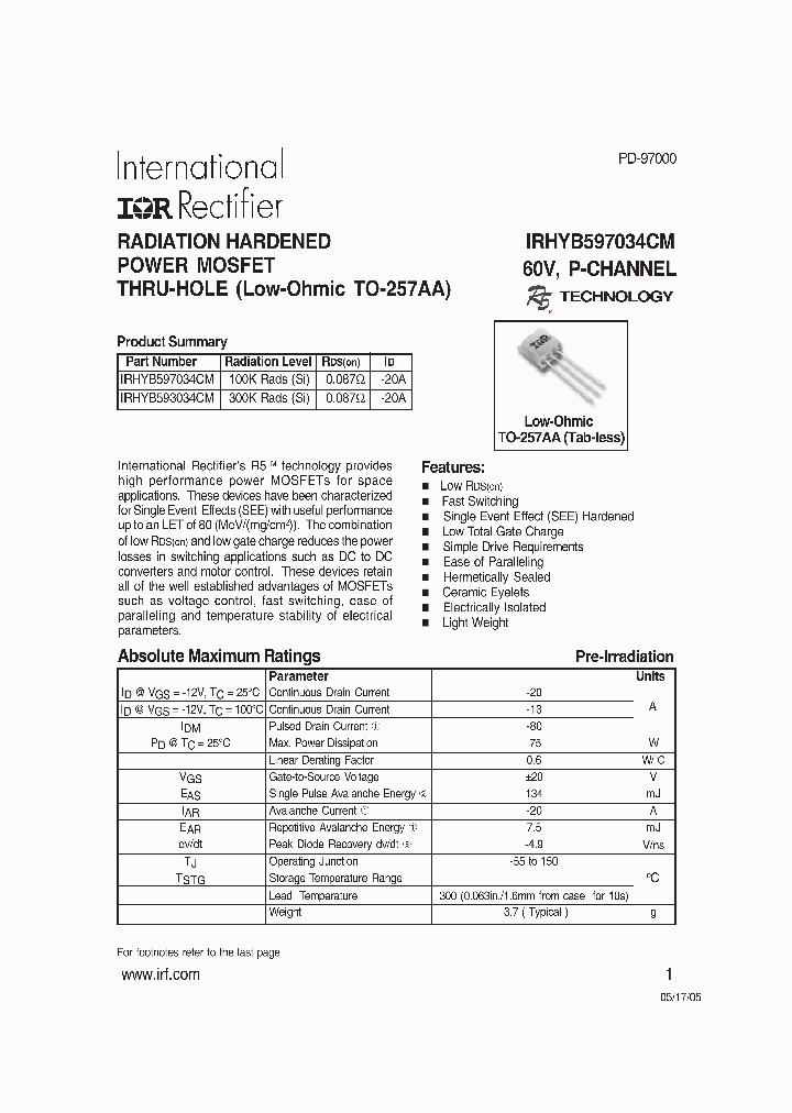 IRHYB597034CM_1256700.PDF Datasheet