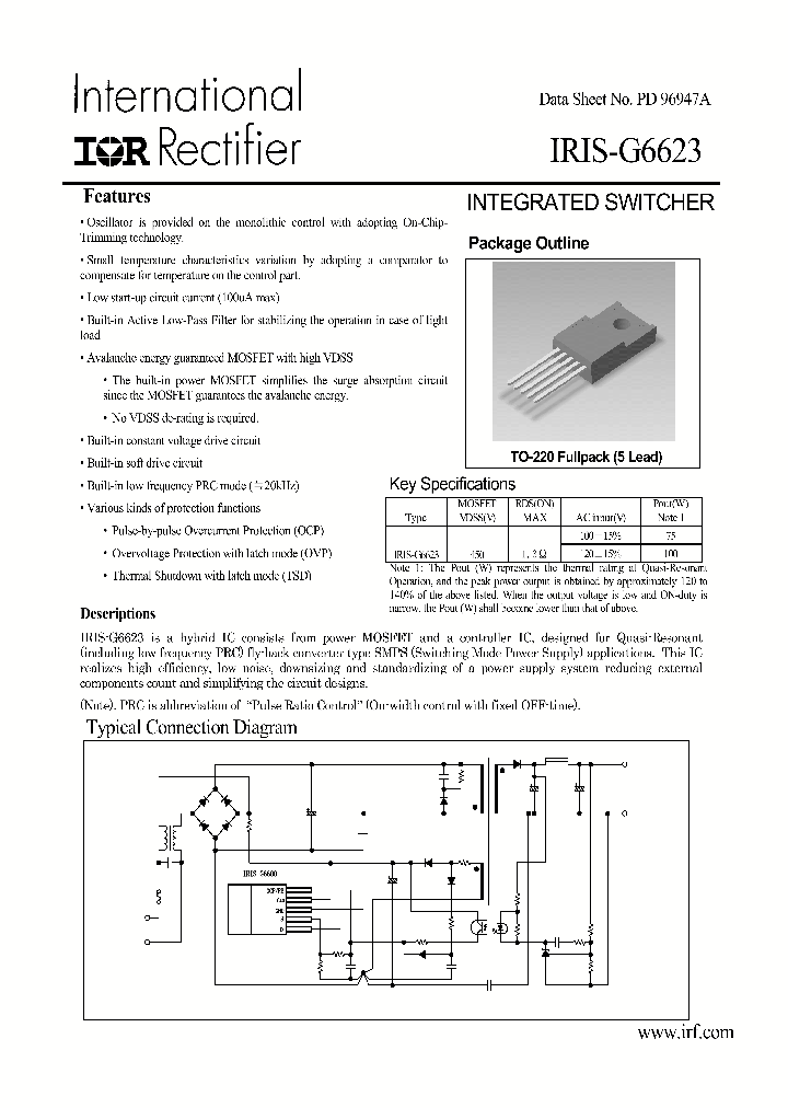 IRIS-G6623_1256728.PDF Datasheet