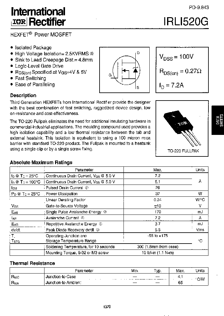 IRLI520G_1256853.PDF Datasheet