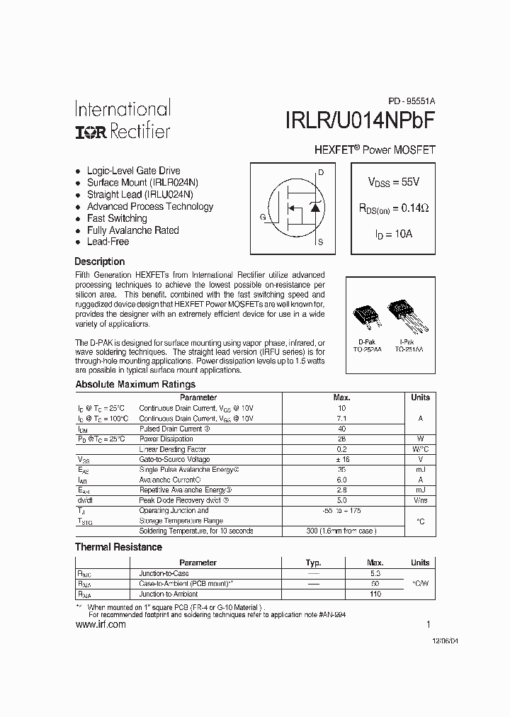 IRLR014NPBF_1118493.PDF Datasheet