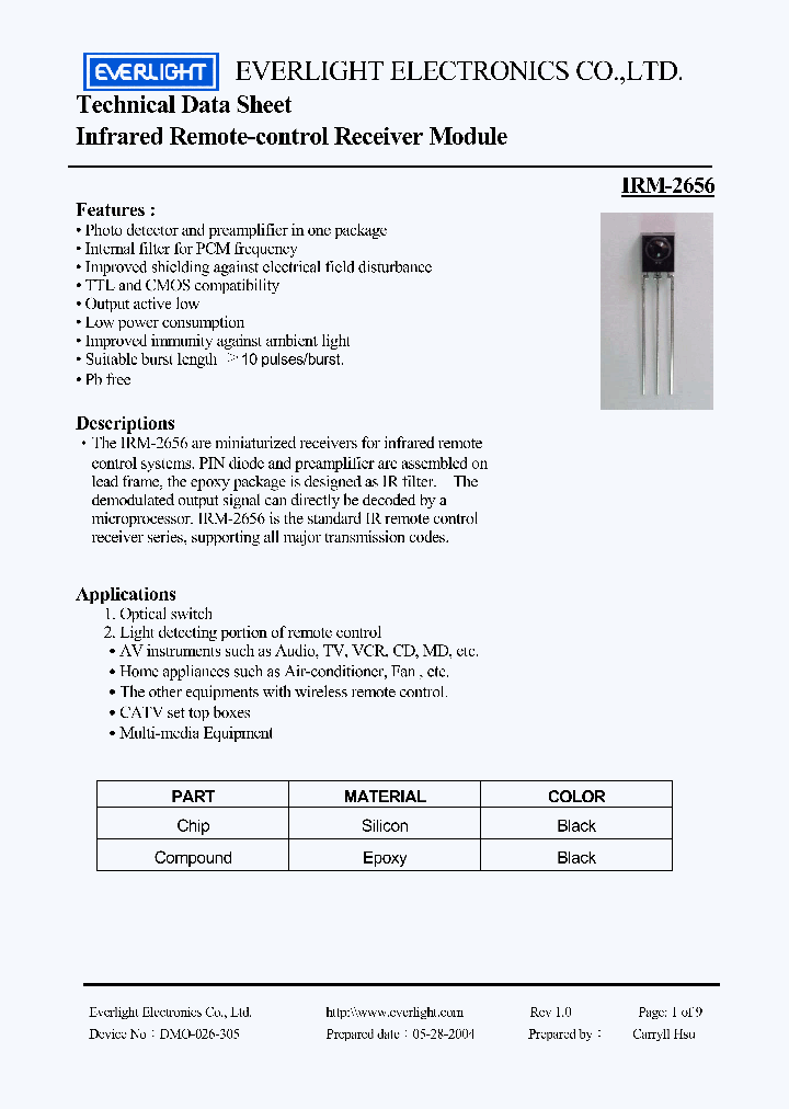 IRM-2656_1256976.PDF Datasheet