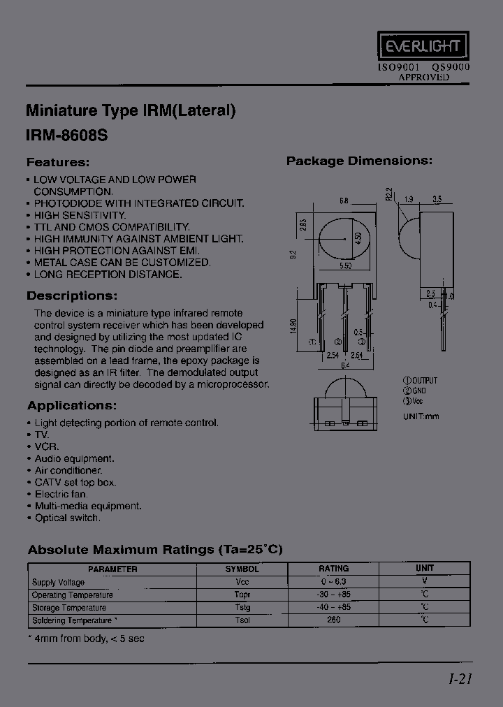 IRM-8608S_1256988.PDF Datasheet