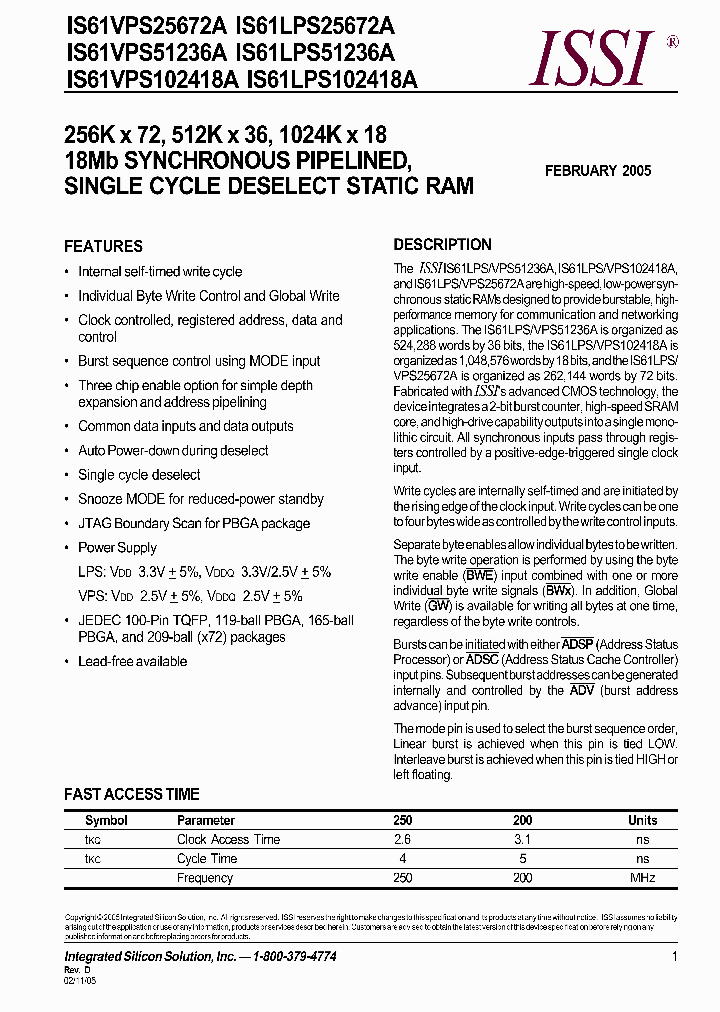IS61VPS51236A_660487.PDF Datasheet