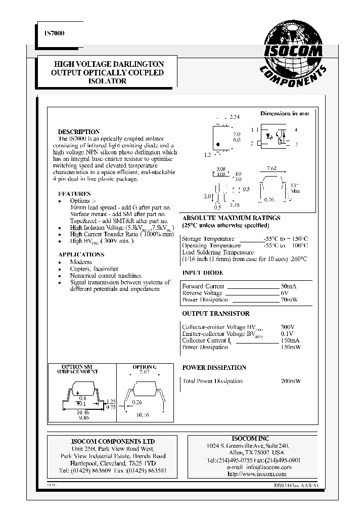 IS7000_1139308.PDF Datasheet