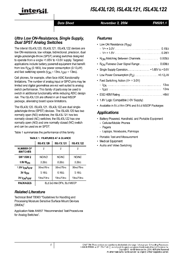 ISL43L120_719574.PDF Datasheet