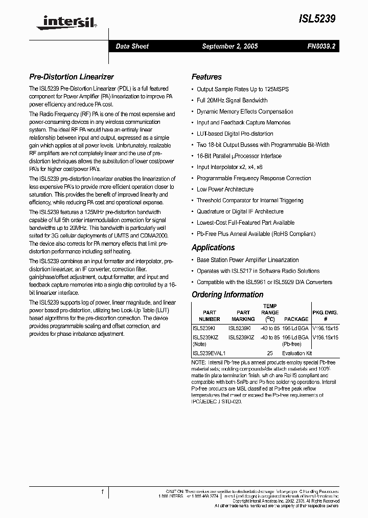 ISL5239KIZ_1257381.PDF Datasheet